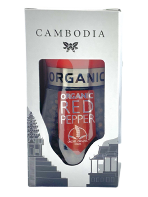 Organic red pepper bottle grinder 100g